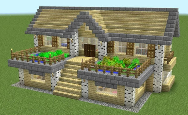 Как построить красивый дом в Майнкрафте