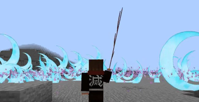Мод Майнкрафт клинок рассекающий демонов - Kimetsu no Yaiba (Demon Slayer)
