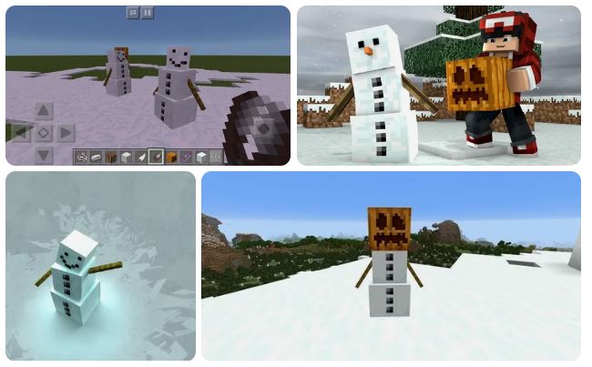 Снежный голем — в игре Minecraft