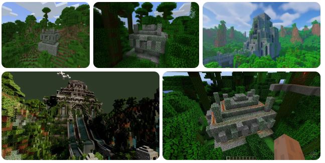 Храм джунглей в игре Minecraft